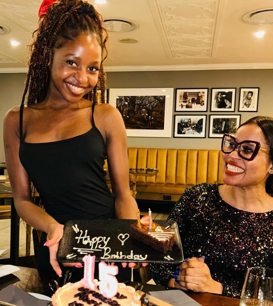 Rorisang Mathatho celebrating her 15th birthday